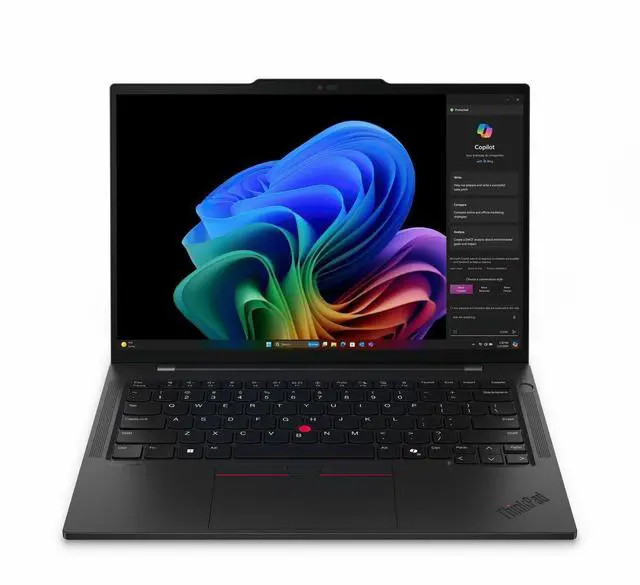 Alt view image 10 of 10 - Lenovo ThinkPad T14s Gen 6 21N1002DUS 14" Copilot+ PC Notebook - WUXGA - Qualcomm Snapdragon X1P-42-100 - 16 GB - 512 GB SSD - English Keyboard - Black - Qualcomm Chip - 1920 x 1200 - Windows 11