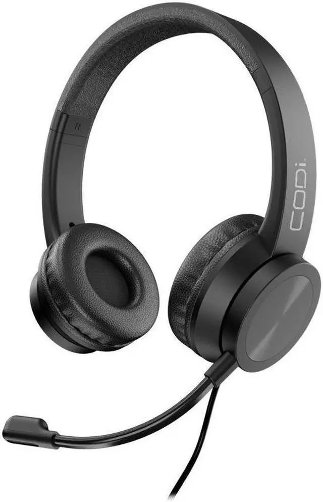 Alt view image 15 of 15 - Codi A04508 Noise Cancelling Headset with USB-A Connectivity