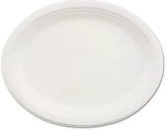 Alt view image 4 of 4 - C-Prem Oval Ppr Plttr 9.75X12.5 Whi 4/125