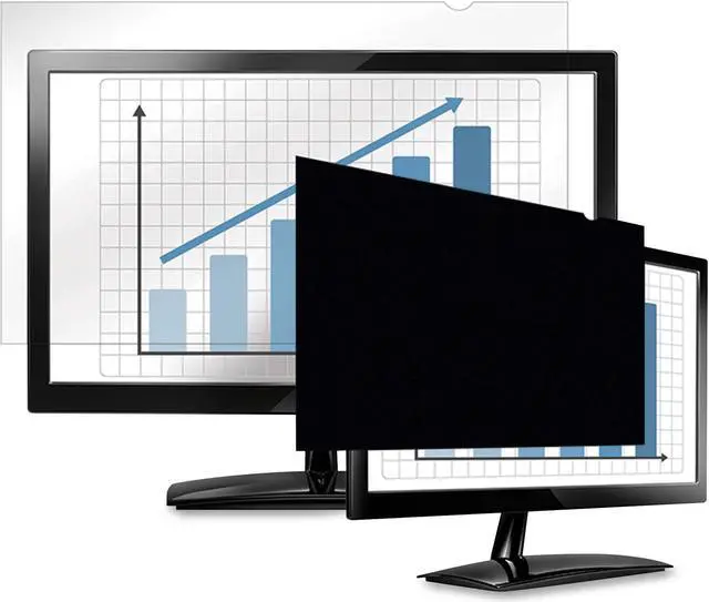 Alt view image 19 of 19 - Fellowes Blackout Privacy Filter, 23.8", Black 4816901