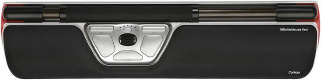 Alt view image 6 of 6 - Contour Ergonomic Centred Mouse - Wired - Cable - Black - 1 Each - USB Type C - 2800 dpi - Scroll Wheel - 7 Button(s) - 6 Programmable Button(s) - Small/Medium/Large Hand/Palm Size