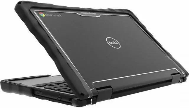 Alt view image 8 of 9 - Gumdrop Droptech For Dell 3110 Chromebook (2-IN-1) - For Dell Chromebook - Transparent - Bump Resistant, Drop Resistant, Impact Resistant, Scratch Resistant, Shock Absorbing - Rubber - Rugged - TAA Co