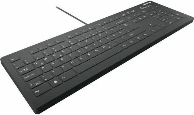 Alt view image 6 of 7 - CHERRY AK-C8112 Medical Keyboard - Permanent Cable, US Layout, (CF/WIN LEFT), Black