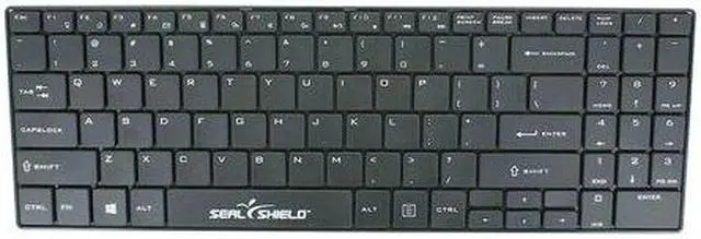 Alt view image 4 of 4 - Seal Shield Cleanwip Waterproof Keyboard SSKSV099V2