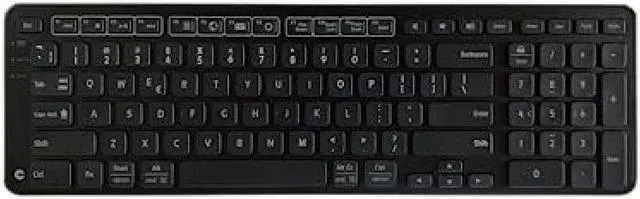 Alt view image 6 of 6 - Contour Balance Keyboard - Wireless Connectivity - Windows, Mac OS X - PC, Mac - Plastic - AAA Battery Size Supported - Black