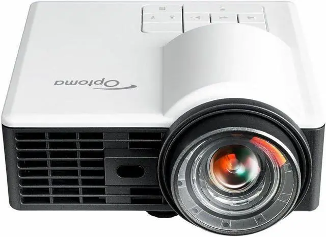 Alt view image 8 of 8 - Optoma ML1050STi 3D Ready Short Throw DLP Projector - 16:10 - White - Front - 1080i - 20000 Hour Normal Mode - 20,000:1 - 535 lm - HDMI - USB - Business, Meeting, Presentation, Home, Digital Signage,