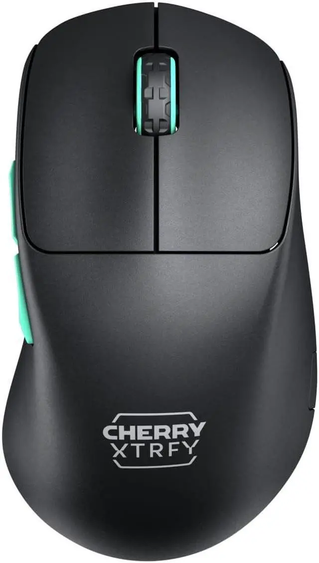 Alt view image 8 of 8 - CHERRY XTRFY M64 Wireless Gaming Mouse - Pixart 3395 - Cable/Wireless - Radio Frequency - 2.40 GHz - Rechargeable - Black - USB - Symmetrical - 1 - 3.1 Day Battery Run Time