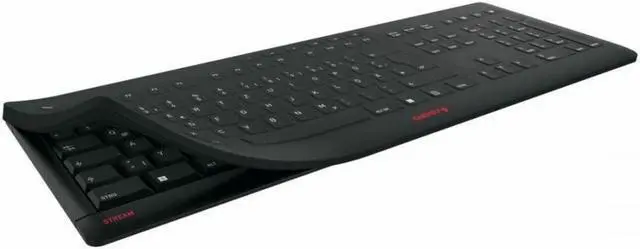 Alt view image 8 of 9 - CHERRY STREAM PROTECT Keyboard Wireless - Wireless Connectivity - RF - 32.81 ft - 2.40 GHz - USB Type A Interface Multimedia Hot Key(s) - Windows 7, Windows 8, Windows 10, Windows 11 - English (US) -