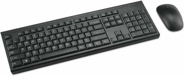 Alt view image 5 of 6 - Kensington KM150 EQ Wireless Desktop Set - USB Type A Membrane Wireless RF 2.40 GHz Keyboard - USB Type A Wireless RF Mouse - 1200 dpi - 3 Button - Symmetrical - Compatible with PC, Mac