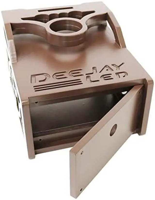 Alt view image 2 of 2 - 1 DIN Space Plus 2 EQ Stylish Wooden Controller Case for Mobile Competitions Brown Toyota Style
