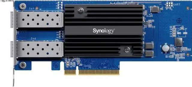Alt view image 2 of 4 - Synology E10G30-F2 Dual-port 10GbE SFP+ PCIe 3.0 x8 add-in card for Synology systems