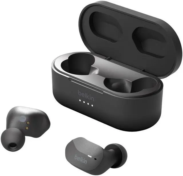 Alt view image 6 of 6 - Belkin SoundForm USB-C Wired Earbuds with Adjustable Volume Limiter - Black