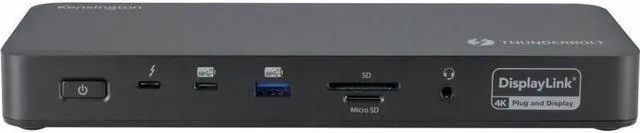 Alt view image 7 of 13 - Kensington SD5910T Docking Station - for Desktop PC/Notebook/Tablet/Smartphone/Monitor/Memory Card Reader/Solid State Drive/Smartwatch - Charging Capability - Memory Card Reader - SD, microSD - 149.10