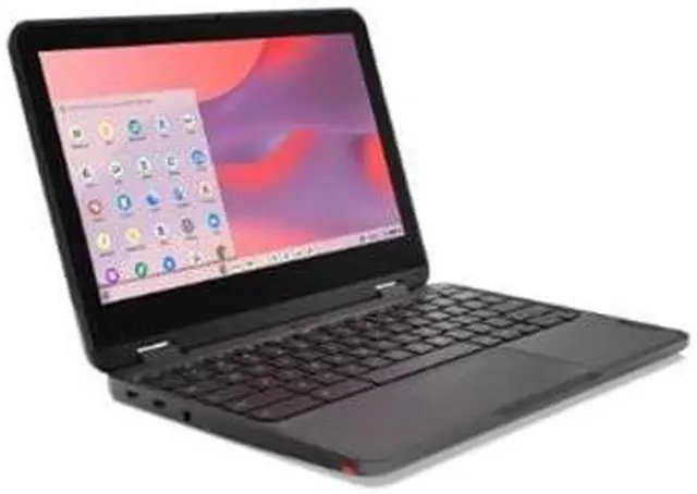 Alt view image 8 of 10 - Lenovo 500e Chromebook Gen 4s 83L40001US 11.6" Touchscreen Convertible 2 in 1 Chromebook - HD - Intel N-Series N100 - 8 GB - 64 GB Flash Memory - English Keyboard - Gray - Intel Chip - 1366 x 768