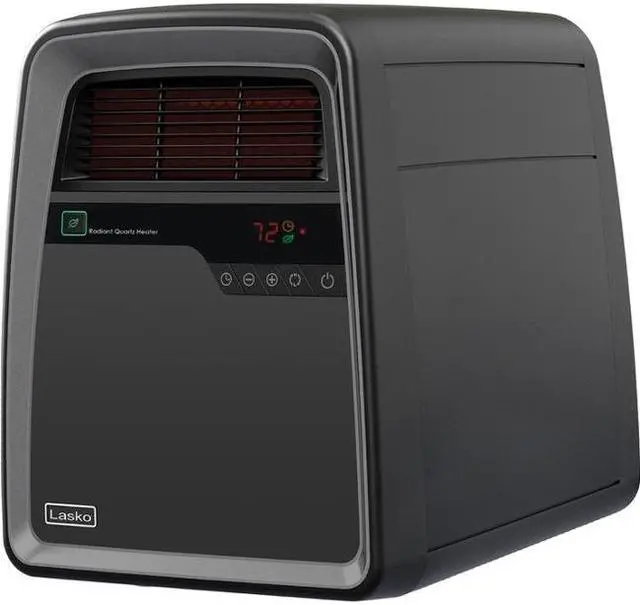 Alt view image 14 of 14 - Lasko QB16103 Portable Electric 1500W Infrared Quartz Space Heater with Remote