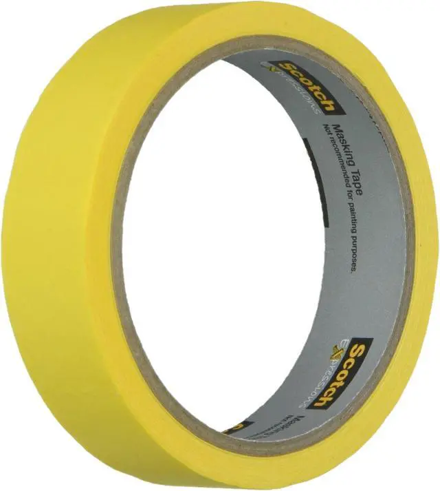 Alt view image 11 of 11 - Scotch Expressions Masking Tape .94" x 20 yds. Yellow (3437-PYL) 201984