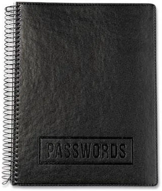 Alt view image 12 of 12 - Faux Leather Executive Password Book