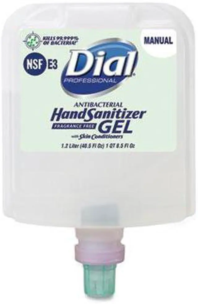 Main image of Antibacterial Gel Hand Sanitizer Refill for Dial 1700 Dispenser 1.2 L Refill Fragrance-Free 3/Carton 19711