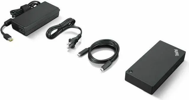 Alt view image 16 of 20 - Lenovo ThinkPad Universal USB-C Dock (with 135W Power Adapter)