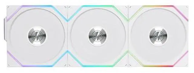 Alt view image 8 of 8 - Lian Li UNI Fan TL 120 Wireless - Triple Pack - 2.4 GHz Wireless Controller Included - Daisy Chain & Infinity Mirror Design - Controller reqired. - White (12TL1W3W)