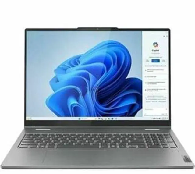Alt view image 5 of 5 - Lenovo IdeaPad 5 16IRU9 83DU0006US 16" Touchscreen Convertible 2 in 1 Notebook - Intel Core 5 120U - 16GB - 512GB SSD - Windows 11 Home - Luna Gray - Webcam - IEEE 802.11ax Wireless  83DU0006US