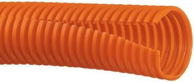 Alt view image 4 of 6 - Panduit Corrugated Loom Tubing Slit - Cable flexible conduit - 100 ft - orange