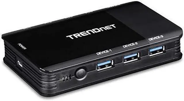 Alt view image 15 of 20 - TRENDnet TK-U404  4 Computer 4-Port USB 3.1 Sharing Switch