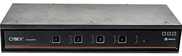 Alt view image 7 of 7 - Vertiv Cybex SC900 Secure KVM | Dual Head | 4 Port Universal DisplayPort | USB-C | NIAP version 4.0 Certified