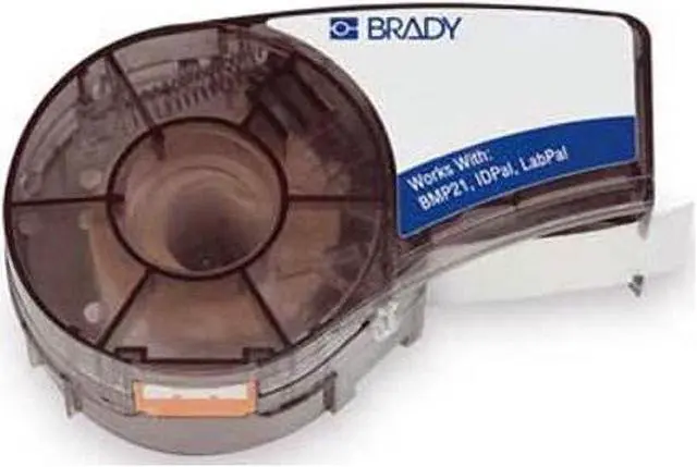 Alt view image 7 of 7 - Brady Label Cartridge,Black/White,1/2 In. W  M21-500-595-WT