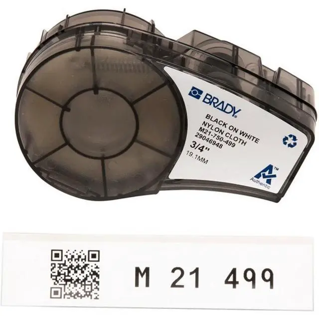 Alt view image 11 of 11 - BMP™21 Labels, 16 in L x 3/4 in W, Black on White/Translucent