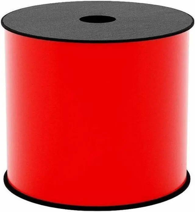 Alt view image 2 of 3 - Brother 4in Red Continuous High Performance Vinyl Label - 4" Width - Thermal Transfer - Red - Vinyl