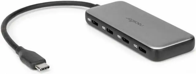 Alt view image 8 of 9 - PREMIUM USB-C HUB - USB-C TO QUAD USB-C 3.1 GEN2 10GBPS PORTS - USB-C MALE INPUT