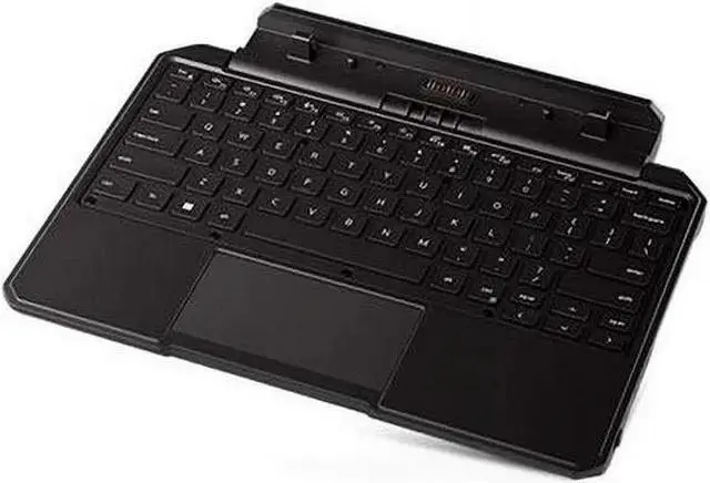 Alt view image 2 of 2 - Dell Keyboard for Latitude 7230 Rugged Extreme Tablet - US English - Pogo Pin Interface - English (US) - Tablet - ClickPad
