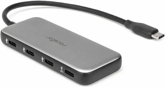 Alt view image 8 of 9 - PREMIUM USB-C HUB WITH 100W PD - USB-C TO QUAD USB-C 3.1 5GBPS PORTS - 3X USB-C