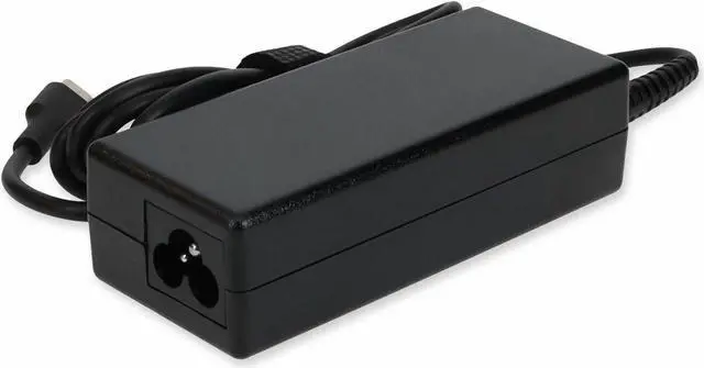 Alt view image 8 of 8 - AddOn HP 1P3K6UT#ABA Compatible 65W 20V at 3.25A USB-C Laptop Power Adapter and Cable - 65 W - 20 V DC Output - 3.25 A - Black - 1