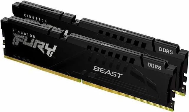 Alt view image 15 of 20 - Kingston Fury Beast 64Gb (2X32Gb) 6000Mt/S Ddr5 Cl30 Desktop Memory | Amd Expo | Plug N Play | Kit Of 2 | Kf560C30Bbek2-64