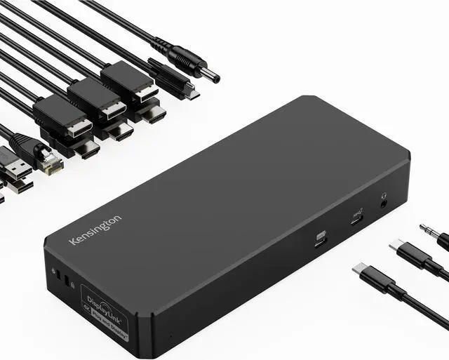 Alt view image 16 of 17 - Kensington SD4790-MAC EQ USB-C DisplayLink Triple 4K Docking Station K33621NA
