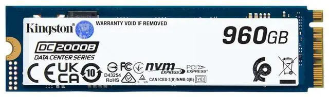 Alt view image 12 of 12 - Kingston SEDC2000BM8/480G DC2000B 480 GB Solid State Drive - M.2 2280 Internal - PCI Express NVMe (PCI Express NVMe 4.0 x4) - Server, Data Center Device Supported - 0.4 DWPD - 350.40 TB TBW