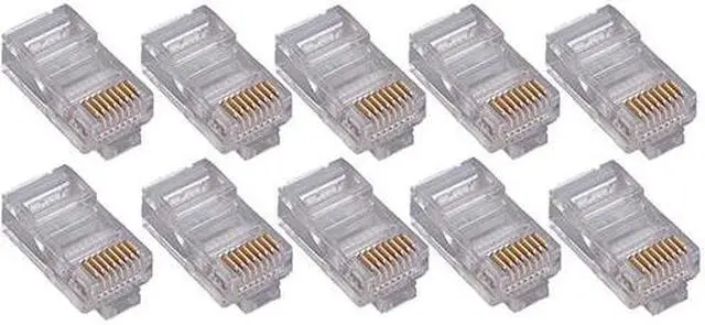 Alt view image 4 of 4 - 50PK CAT5E RJ45 MODULAR PLUG