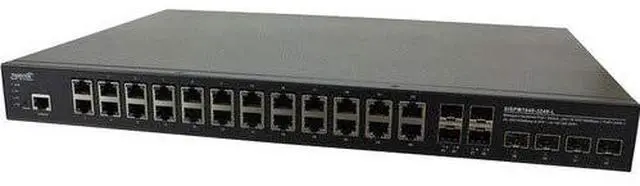 Alt view image 4 of 4 - Transition Networks Managed Hardened Gigabit Ethernet PoE+ Rack Mountable Switch SISPM10403248LNA