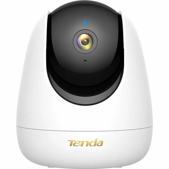Alt view image 8 of 8 - Tenda RP7 4 Megapixel Indoor 2K Network Camera - Color - 1 - 39.37 ft Infrared Night Vision - H.265 - 2560 x 1440 - 4 mm - Infrared, Wi-Fi - Fast Ethernet - Wall Mount - Audio Support - Day/Night, 3D