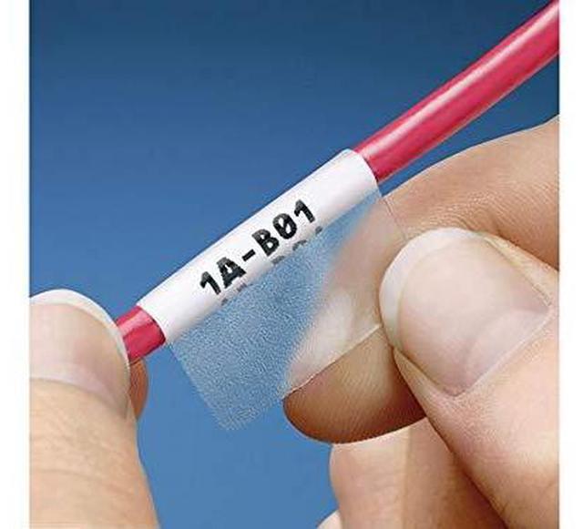 Alt view image 4 of 4 - Panduit Wire & Cable Label - 2" x 1 1/2" Length - Rectangle - Laser, Inkjet - White - Polyester - 24 / Sheet - 1000