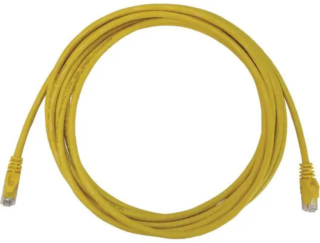 Alt view image 7 of 7 - Tripp Lite Cat6a 10G Snagless Molded UTP Ethernet Cable (RJ45 M/M), PoE, Yellow, 10 ft. (3.1 m) - 10 ft Category 6a Network Cable for Network Device, Switch, Patch Panel, Server, Router, Hub, Printer,