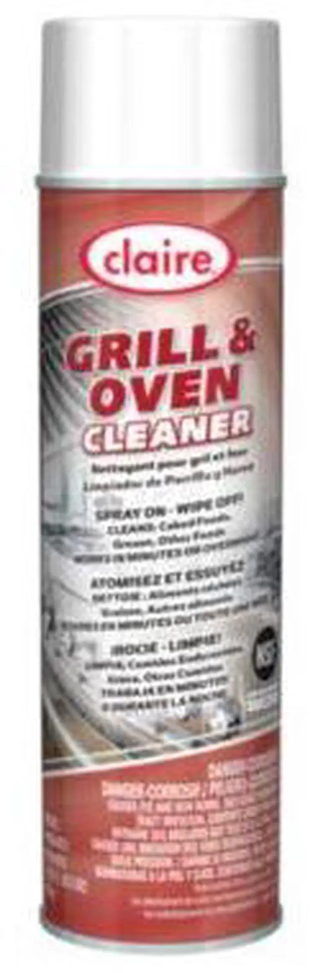 Alt view image 2 of 2 - CLAIRE CL826 Grill & Oven Cleaner, 20oz, 12PK
