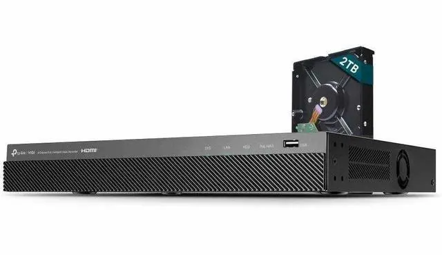 Alt view image 5 of 5 - TP-Link VIGI 8 Channel PoE+ Network Video Recorder 2 TB HDD