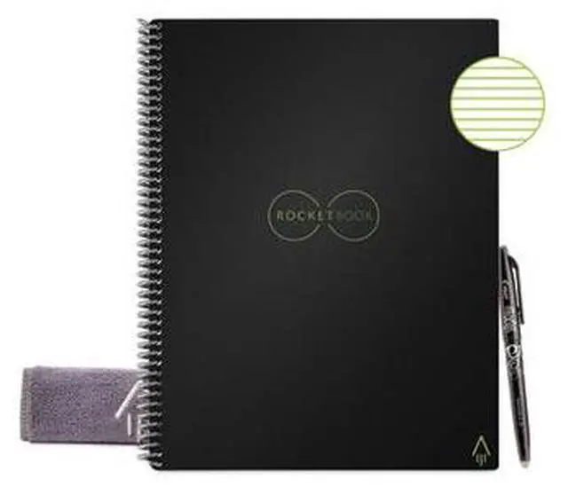 Main image of Core Smart Notebook Medium/College Rule Black Cover 11 x 8.5 16 Sheets EVR2LRCA