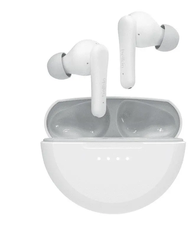 Alt view image 7 of 8 - Belkin SoundForm Nano 2 True Wireless Earbuds for Kids - White