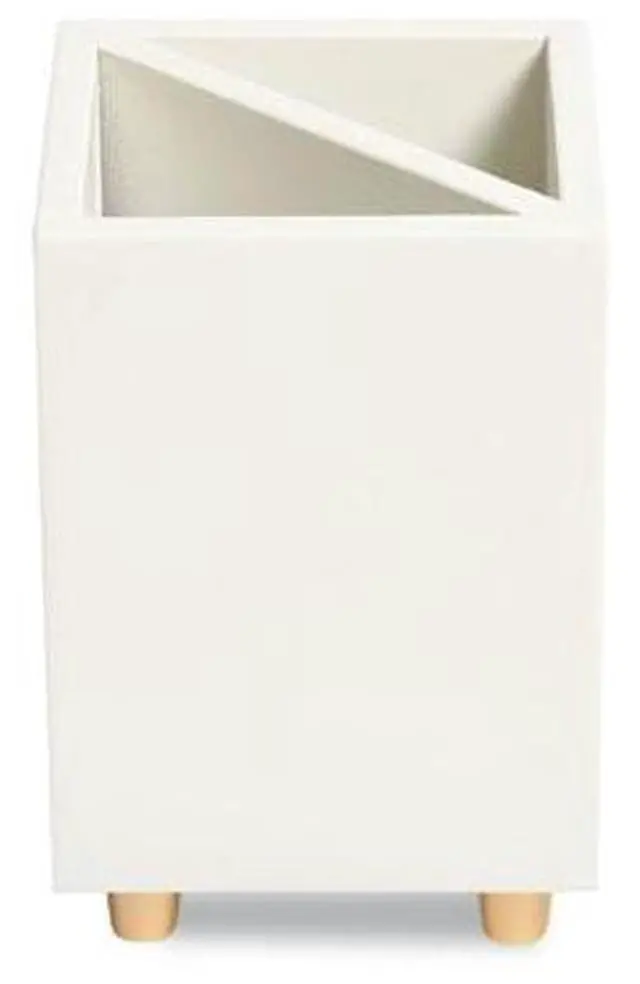 Main image of Juliet Pencil Cup 3"w x 3"d x 4"h White 3466U0312