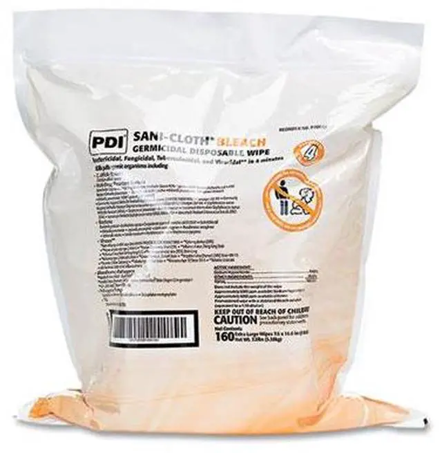 Main image of Sani-Cloth Bleach Germicidal Disposable Wipe Refill Unscented 2 Bags P700RF