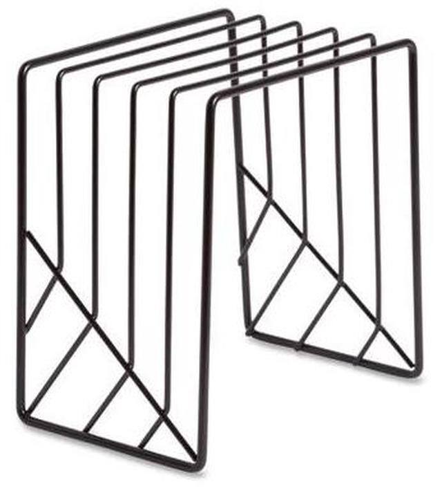 Vena Wire Letter Sorter, 5 Sections, Assorted Sizes, 3.94 x 5.24 x 6.1, Black
